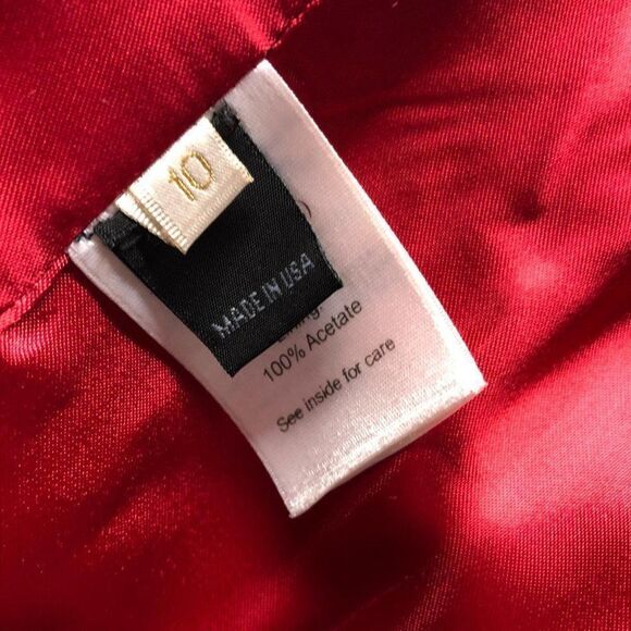 Womens FLEURETTE Red Loro Piana Wool Mink Trimmed - Picture 11 of 13